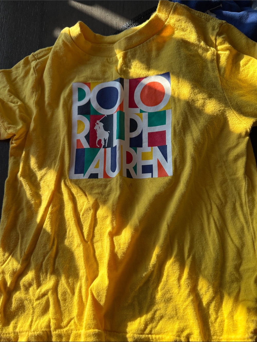 Ralph Lauren Kids Polo Colorblock & Yellow Logo Tees - Picture 5 of 6